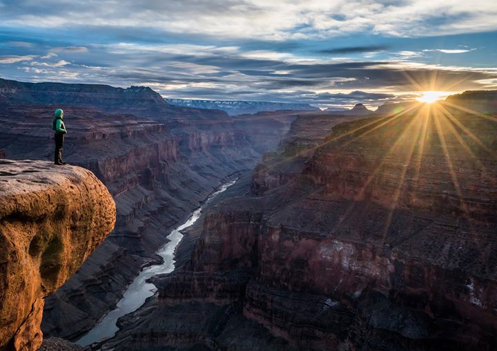A chance to view Grand Canyon east rim from above